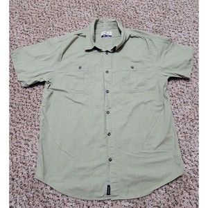 Magellan Summerville Men's Classic Fit Short Sleeve Green Size M Button Up Shirt
